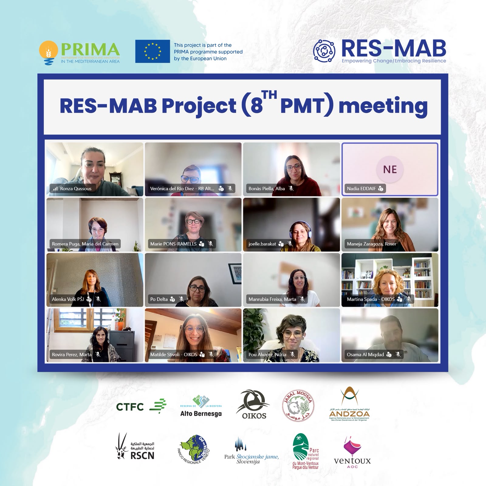 RES-MAB Project (8th PMT) Meeting